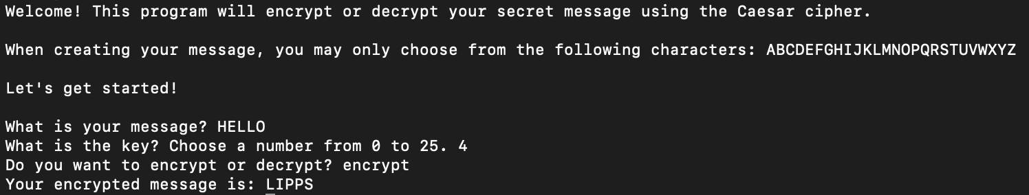 White text on a black background.