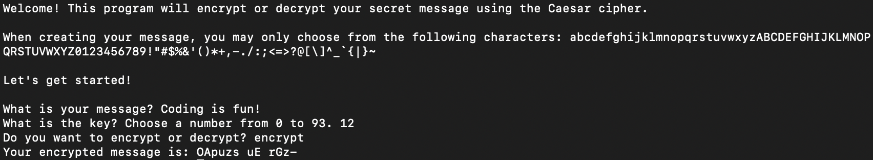 White text on a black background.