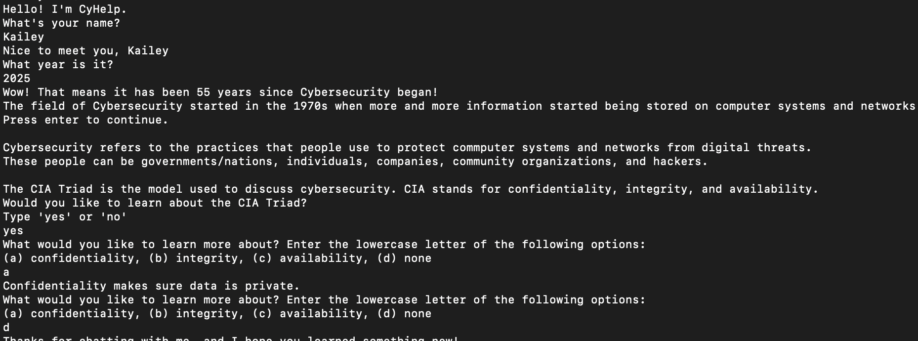 White text on a black background.