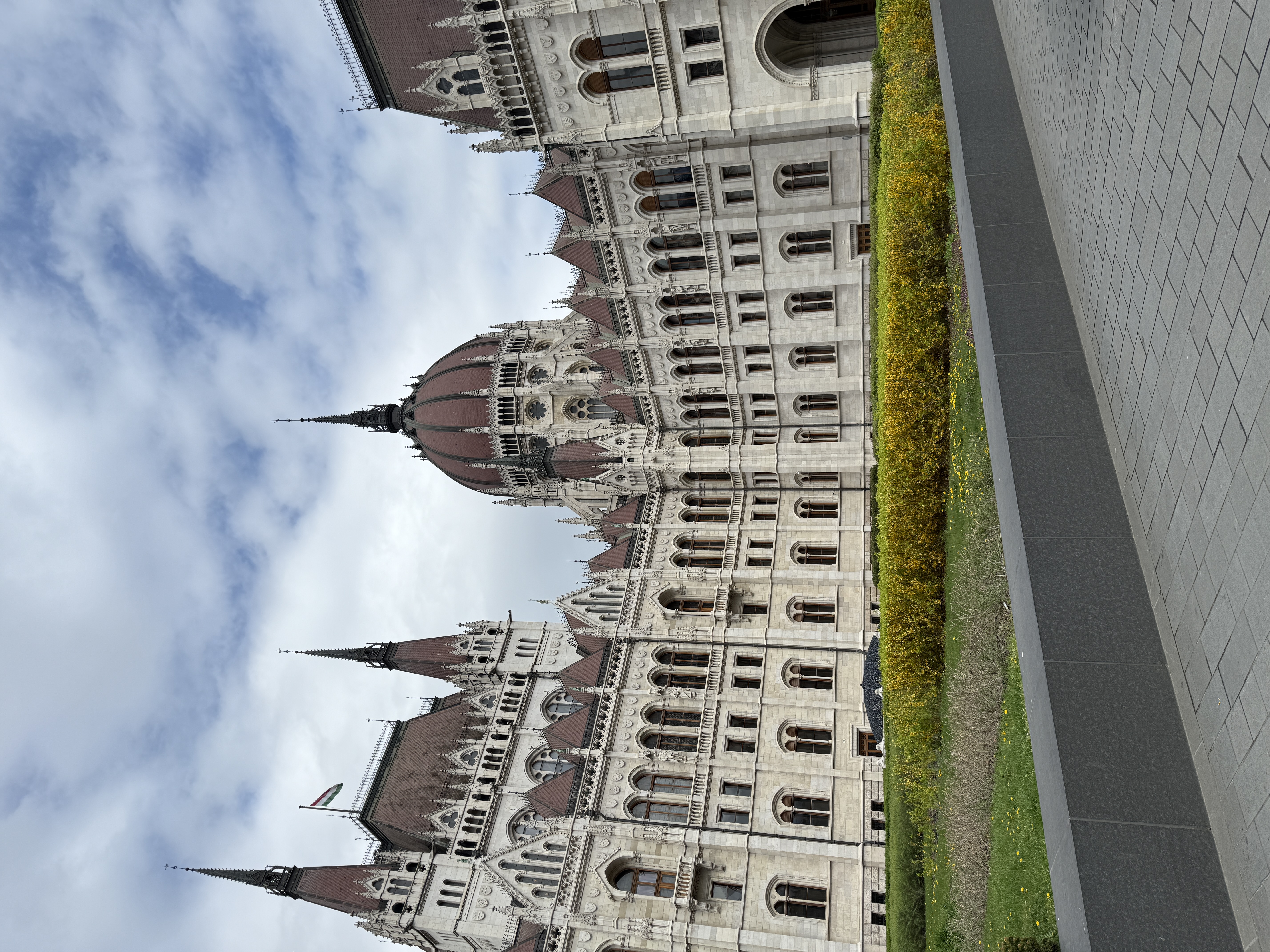 An image of a the Hungarian Parliament Building in Budapest.