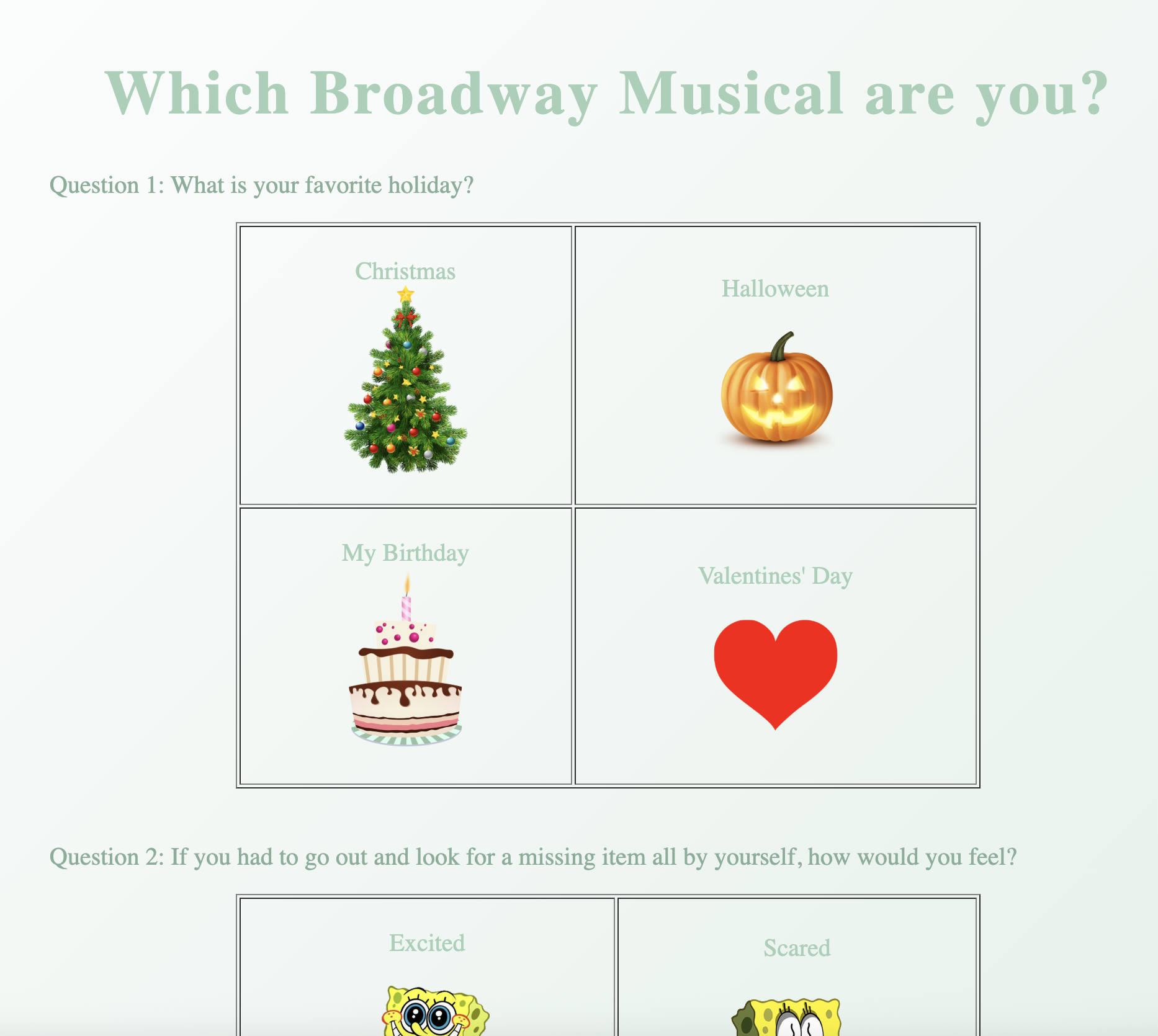 A green background with green text and images.